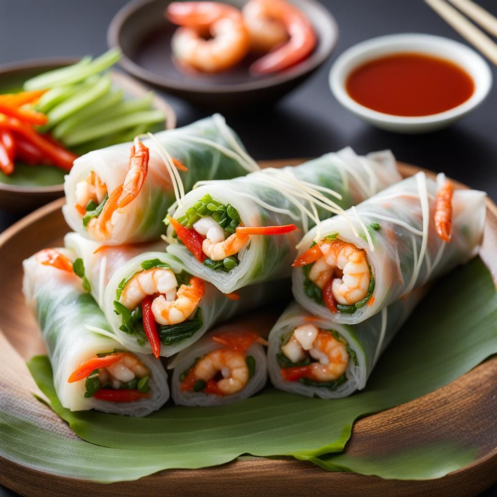 Fresh Thai Spring Rolls: A Culinary Delight