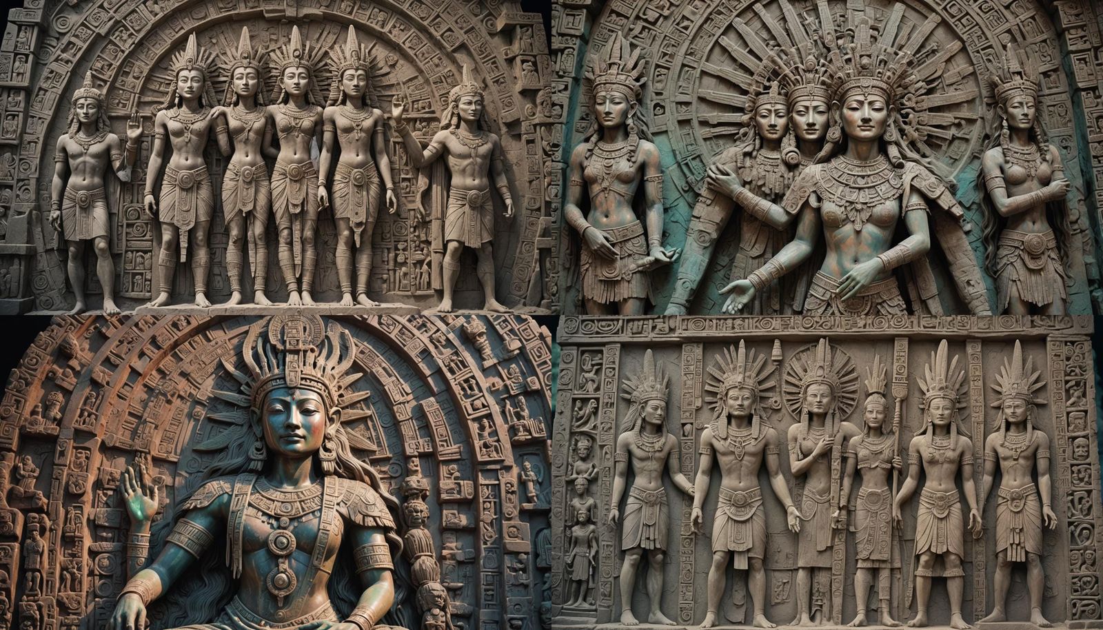 Horror/filmic/IMAX;
"Idol for the (GOD'S:1.3) from sun+heavens. Aztecs praise return of there GOD'S, rituals of blood+b...