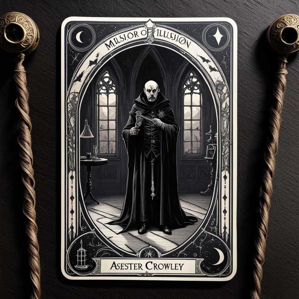 Gothic Tarot: The Hanged Man Card