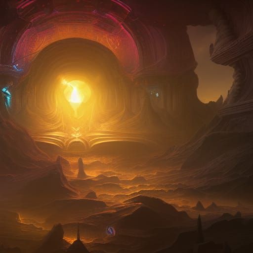 Detailed Matte Painting of a Death Ray