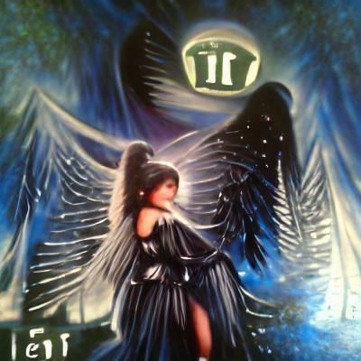 Dark Angel Guides the Way to Manifestation