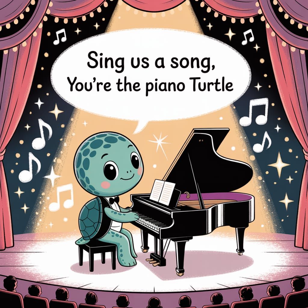 Piano turtle
