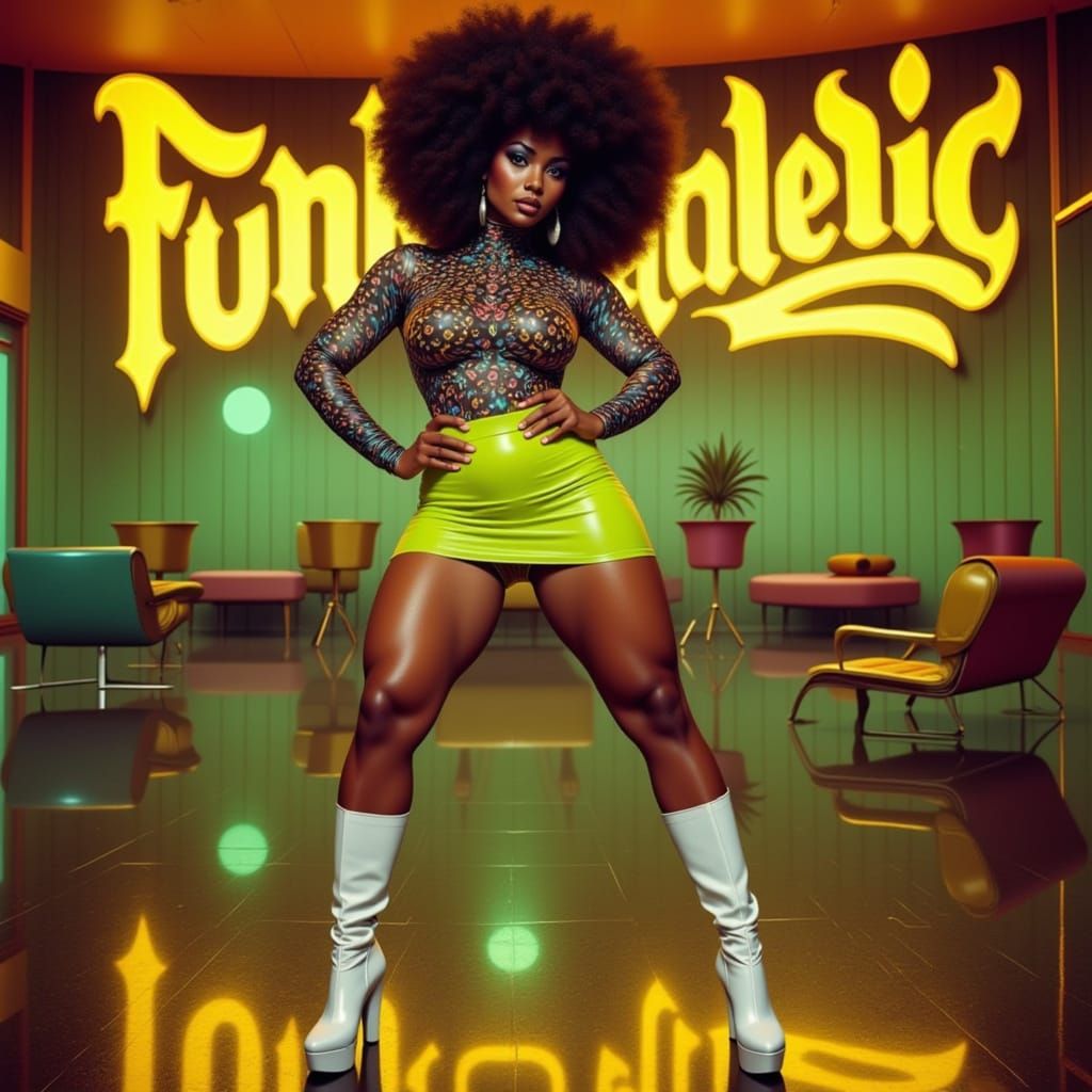 Funky Seventies Detective in Psychedelic Dreamscape