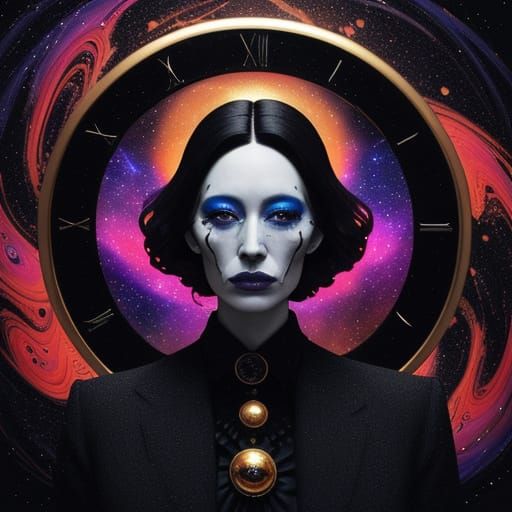 Cosmic Surrealism: Apeiro-Condensate Theorist Portrait