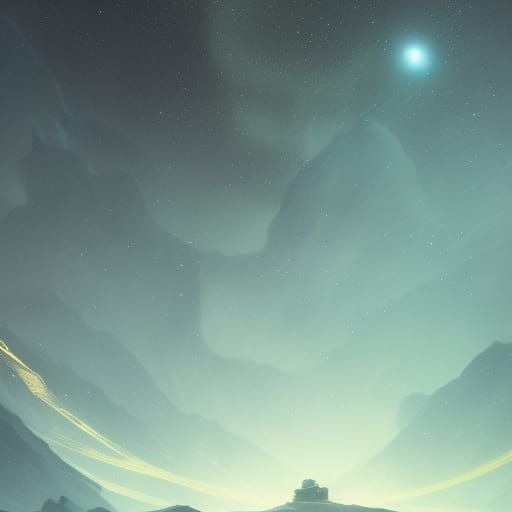 Cosmic Galactic Dust Under Night Skies