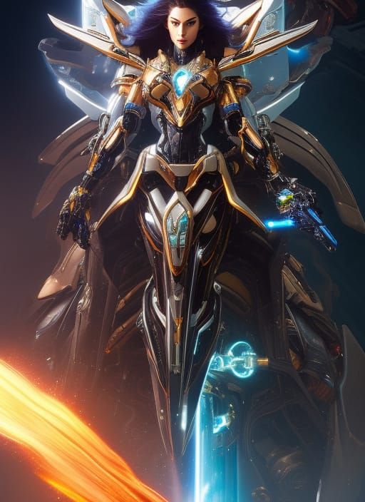 Mecha Enchantress in Gunmetal and Ivory