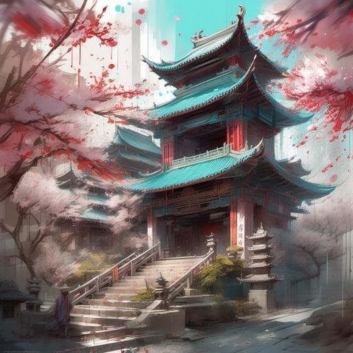 Serene Chinese Temple Architecture