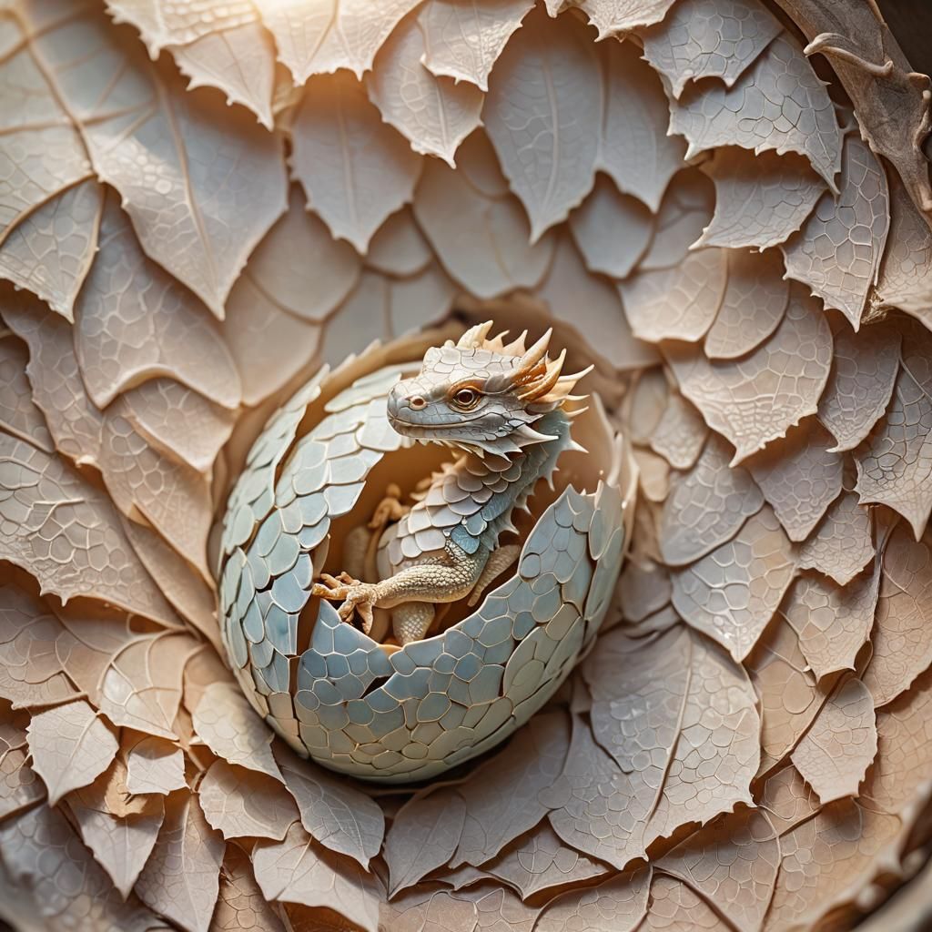 Dragon Hatching: Ethereal Wildlife Photography