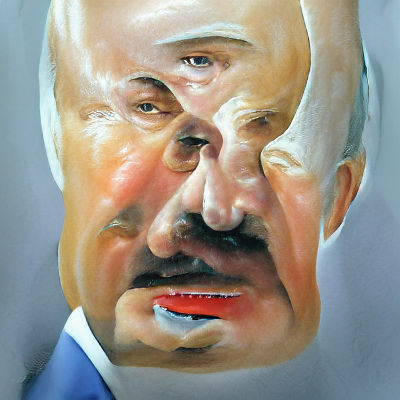 Realistic Portrait of Alexander Lukashenko