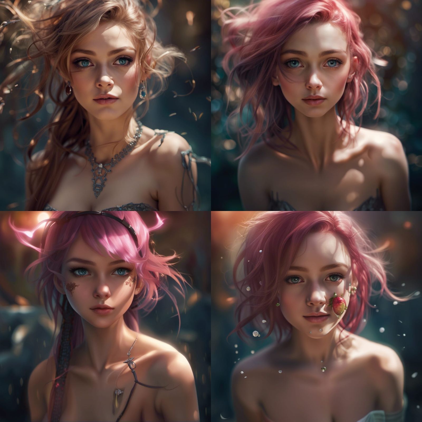 Anime Cyborg Drinking Wine in Hyperrealistic HDR