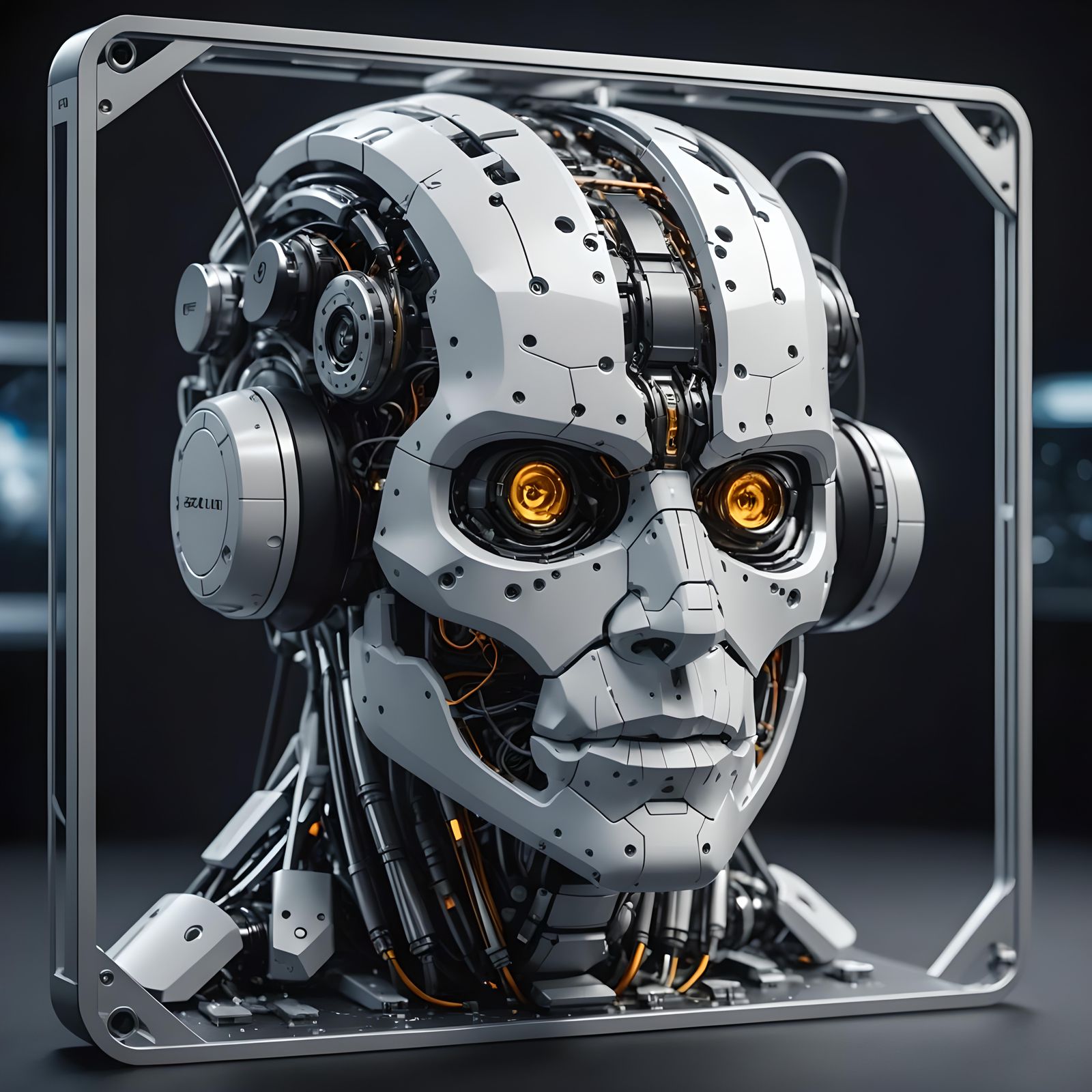 Abstract Modern Engineering Concept in High Definition