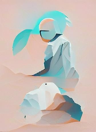 Minimalist Image Generated by AI