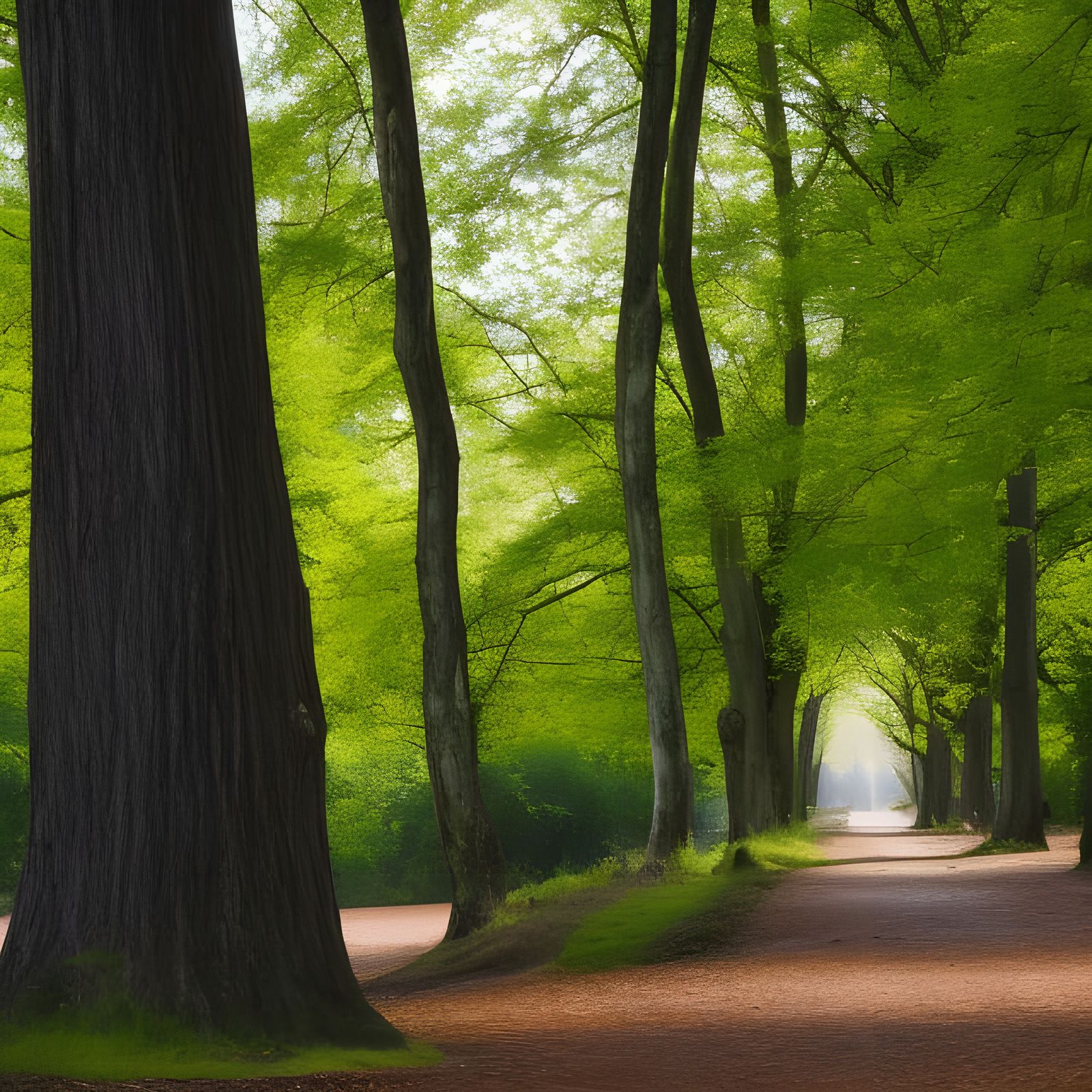 Ballet Dancer's Grand Jeté Under Ancient Tree