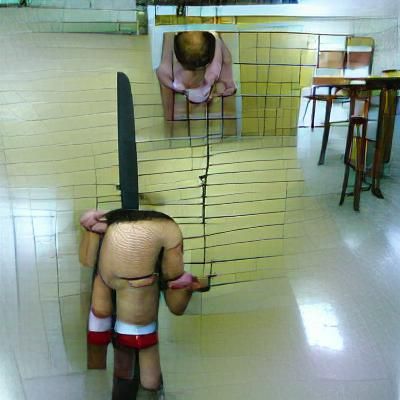 AI-Generated Image from Empty Prompt