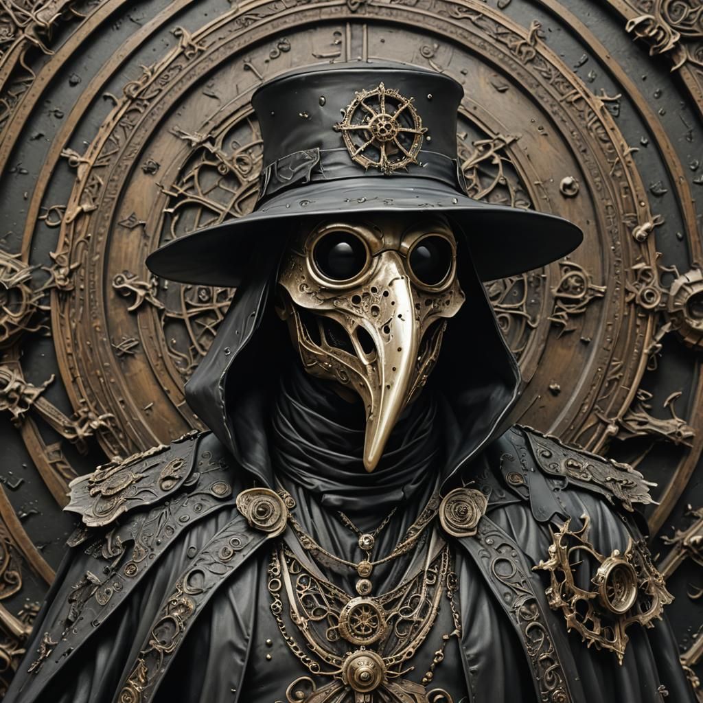 Macabre Plague Doctor Masterpiece
