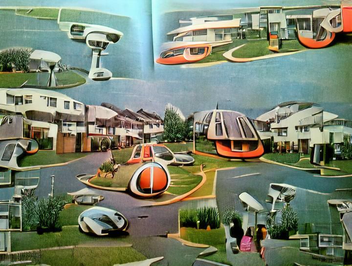 Retrofuturist Suburb 2
