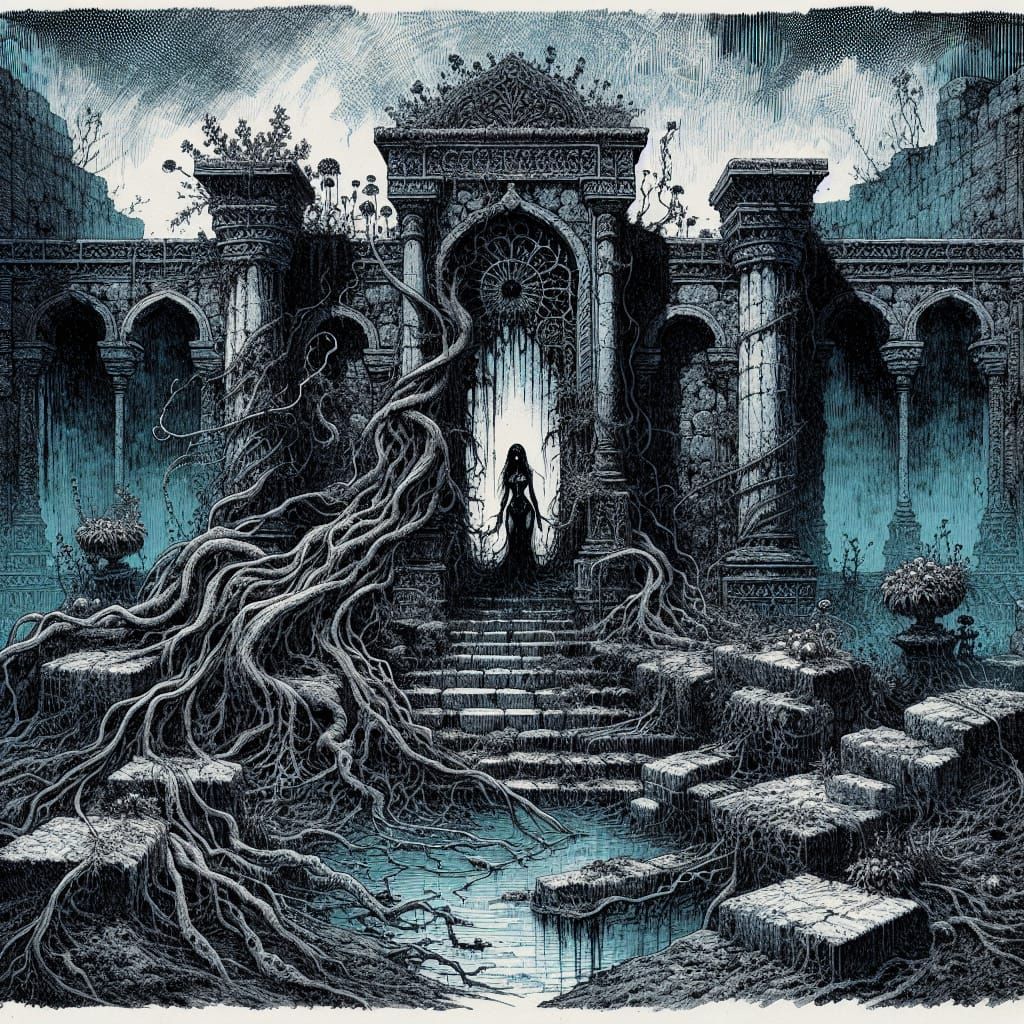 Wicked Garden with Middle Eastern Groundskeeper