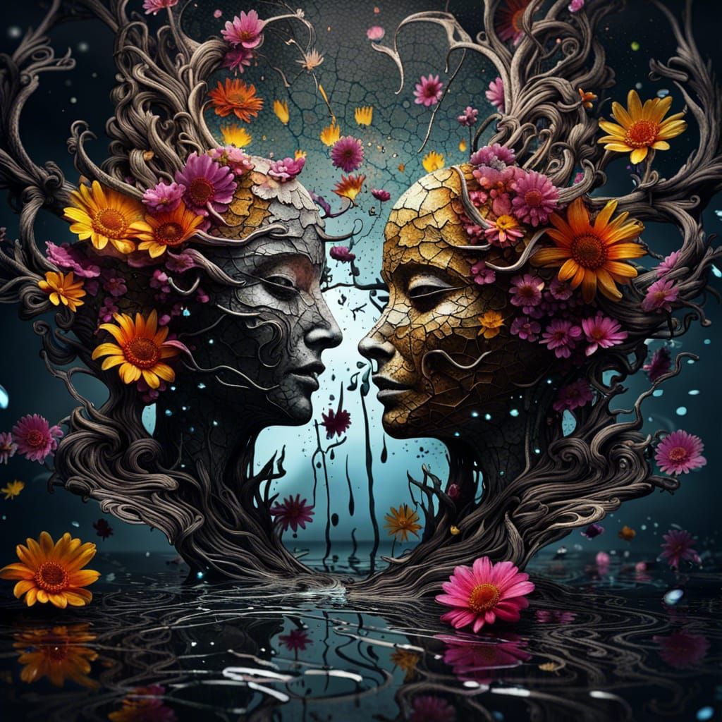 No-Theme Thursday: Fracture Blossom Reflections