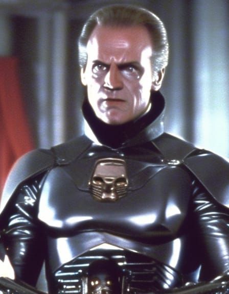 Metallic Villain in 1980s Sci-Fi Film