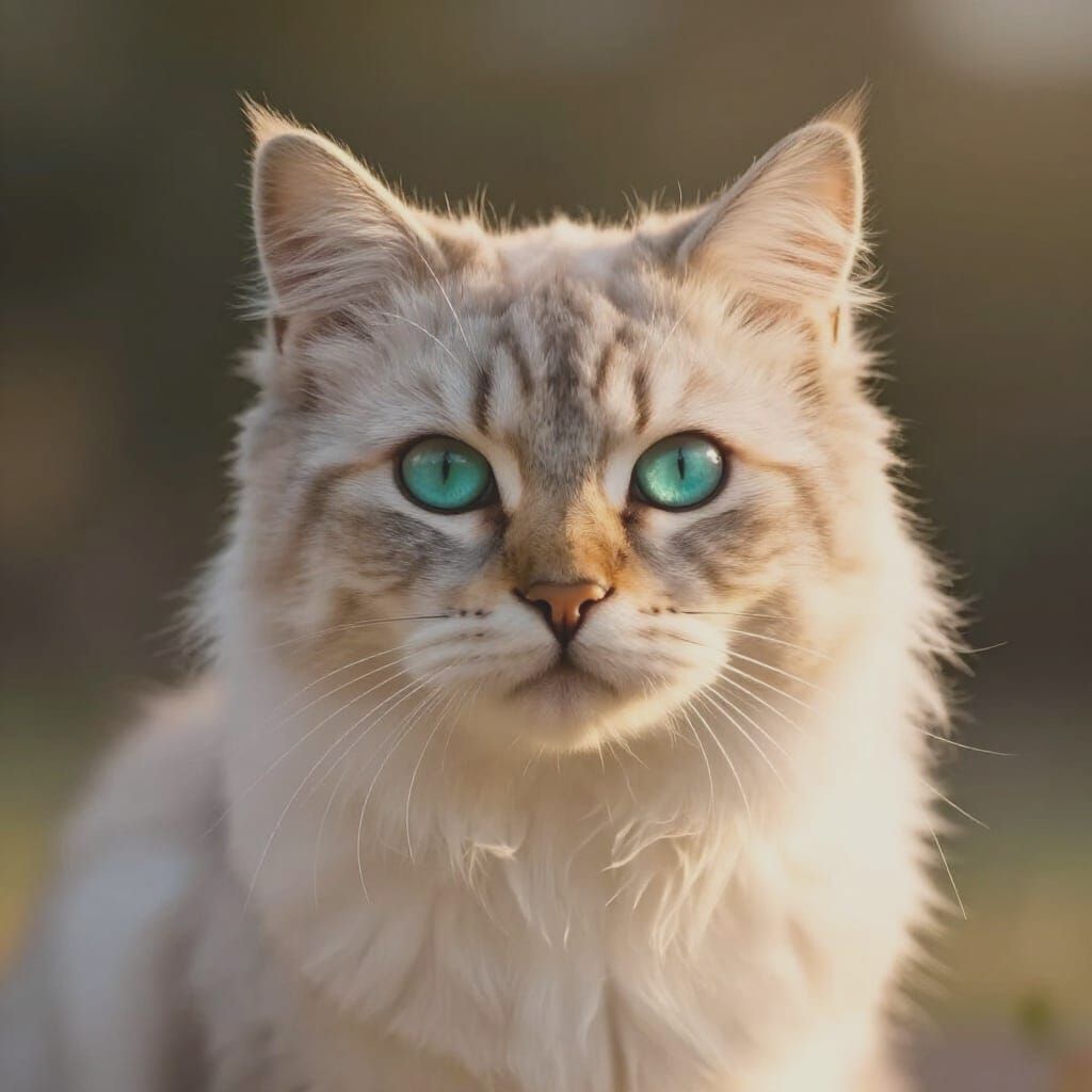 Majestic Cat in Cinematic Style