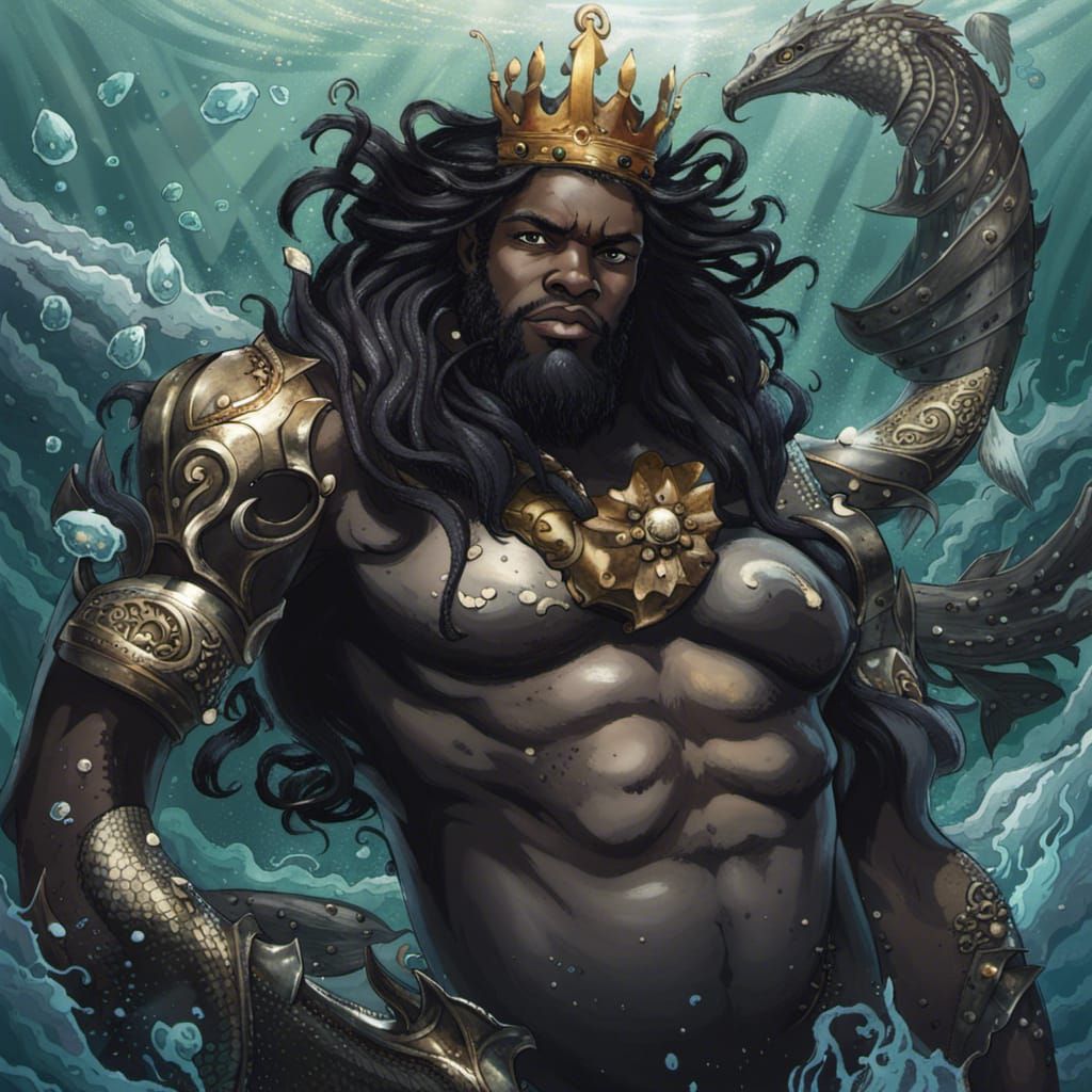 Black Merman: King of the Watery Depths