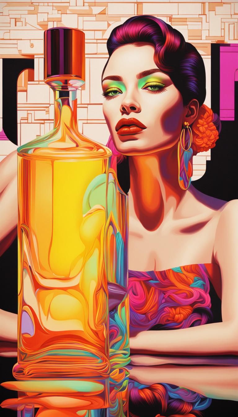 Hyperrealistic Women in Neon Hues