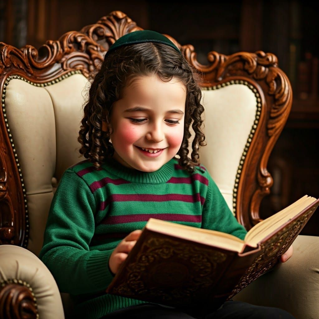 Young Boy's Delight: A Nostalgic Matte Painting