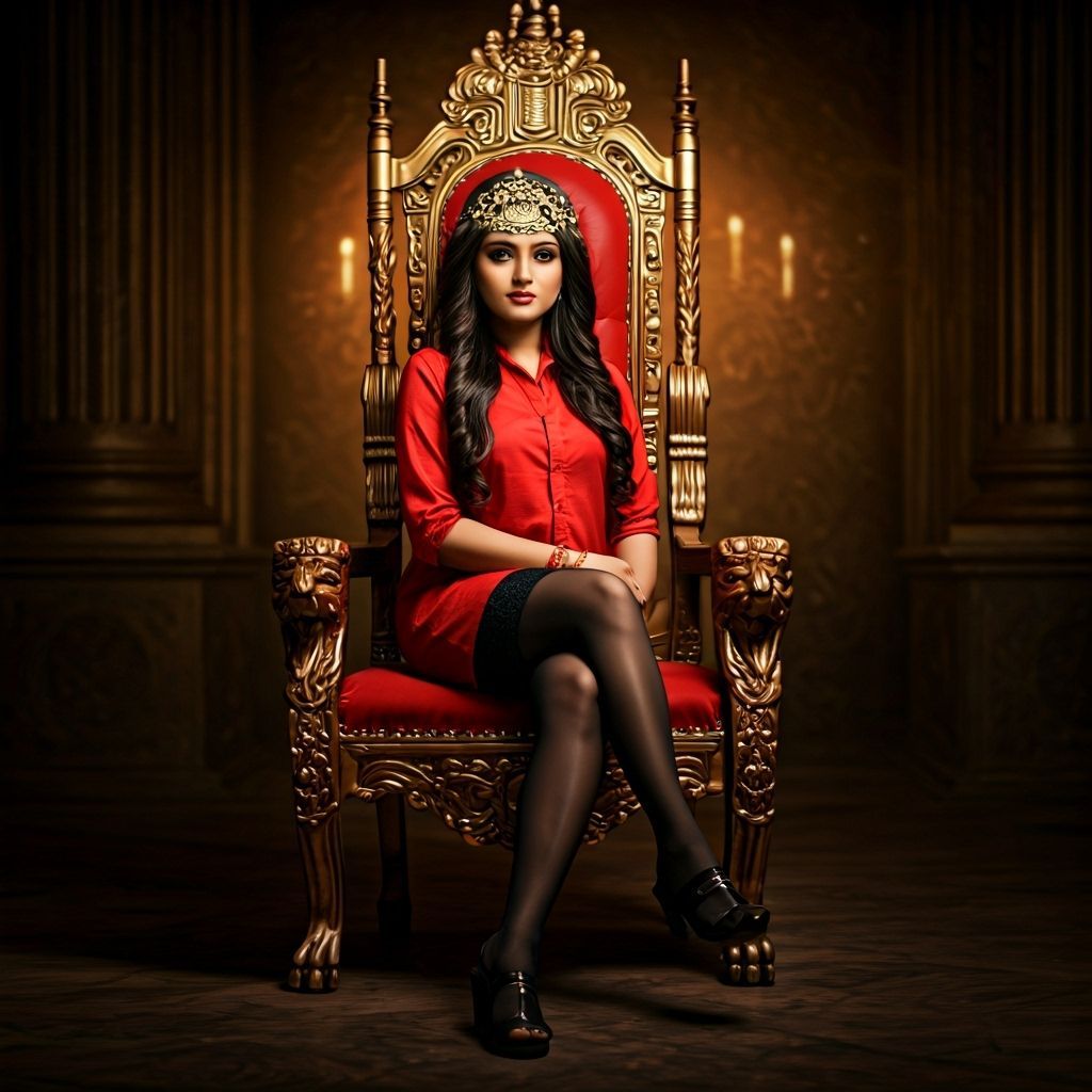 Princess Rajmoni: Bengali Royalty in Dramatic Cinematic Port...