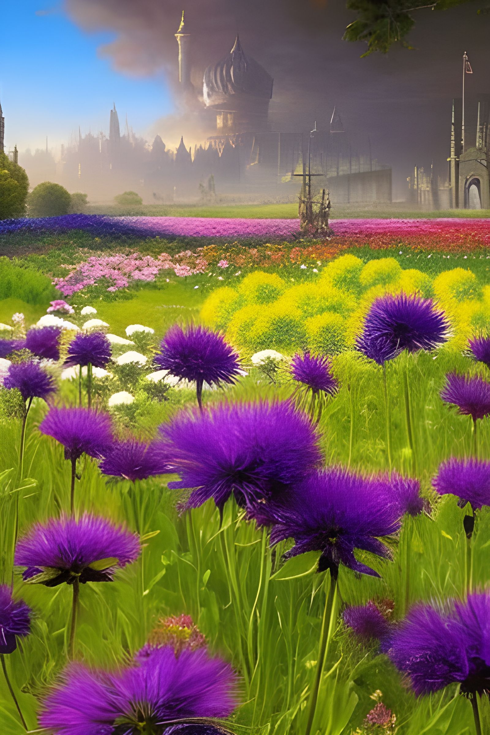 Oriental flora.