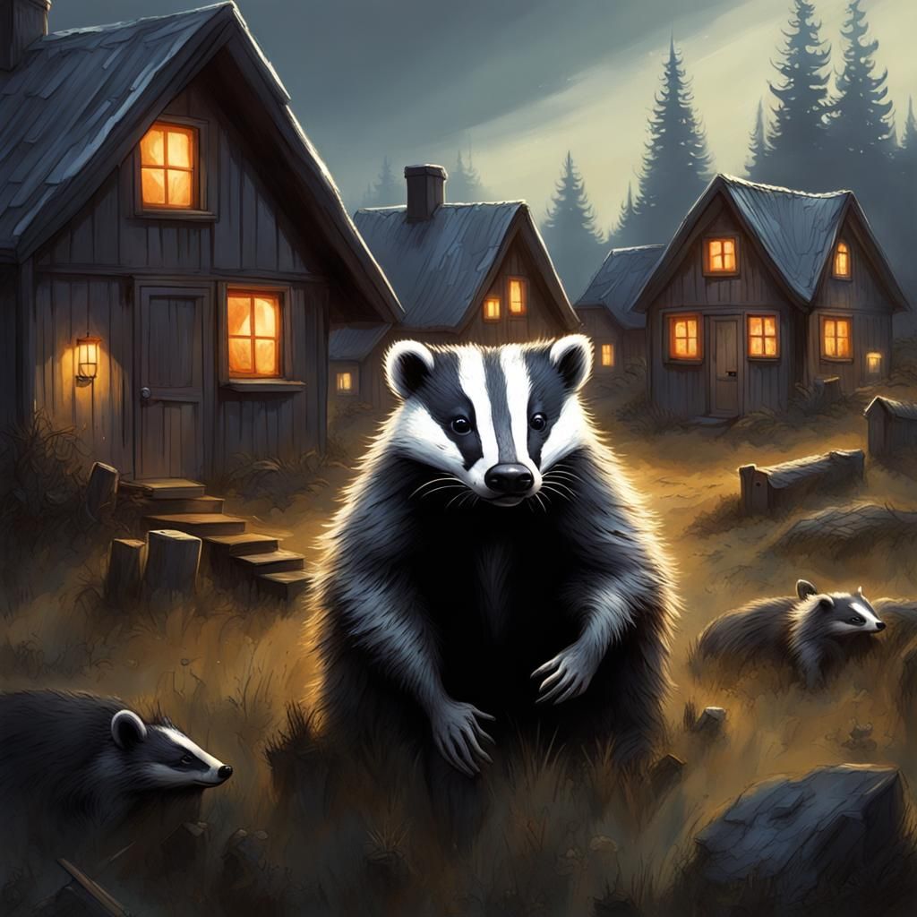 Sinister Space Badgers Invade Norwegian Village