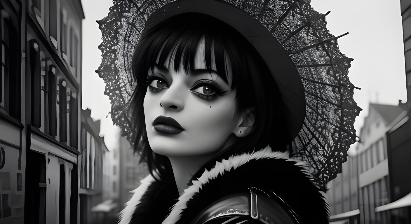 Hyperrealistic Portrait of Nina Hagen at 30