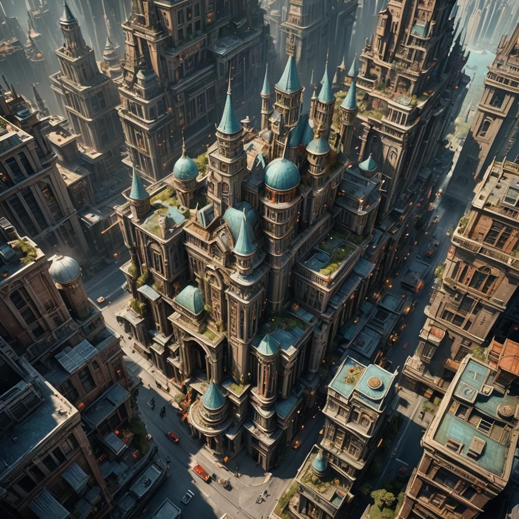 Epic Citizen of the Universe in Digital Painting