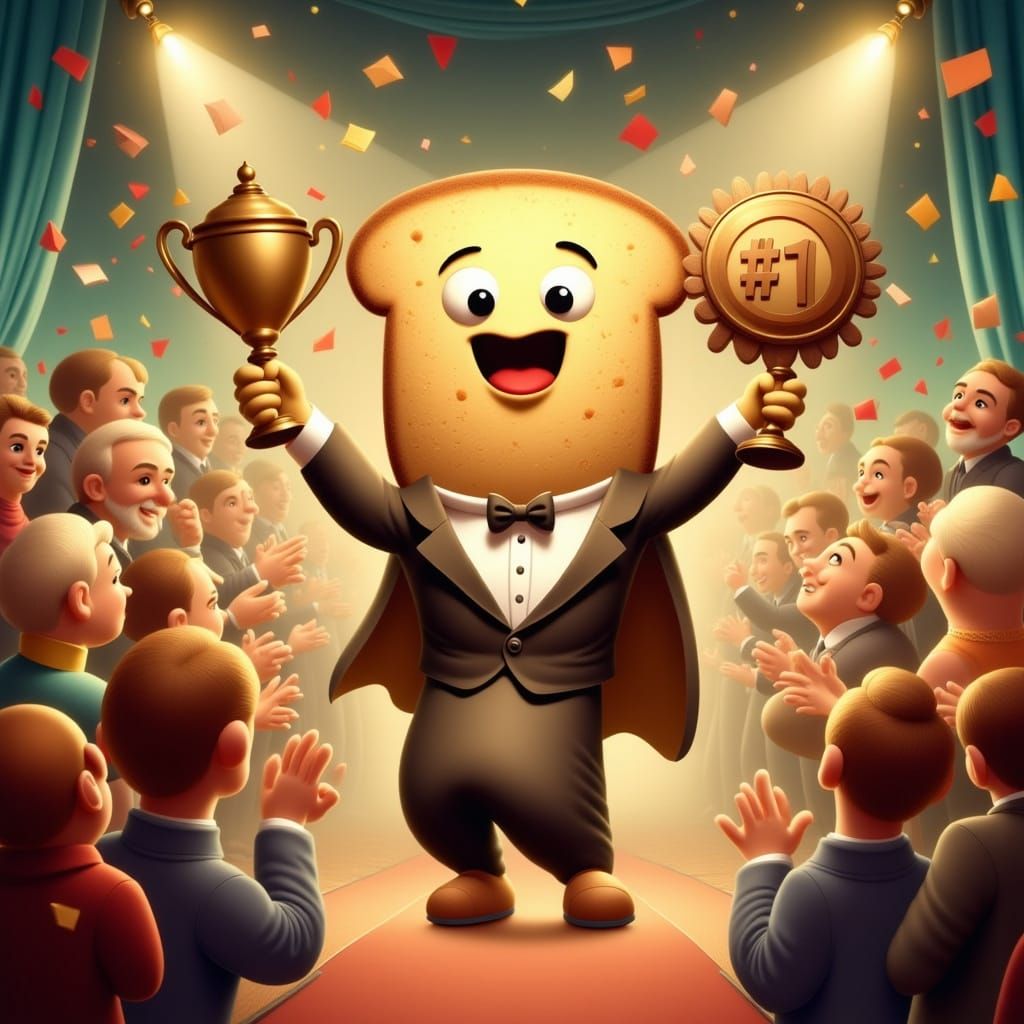 Humorous Cartoon: The Breadwinner Takes the Stage