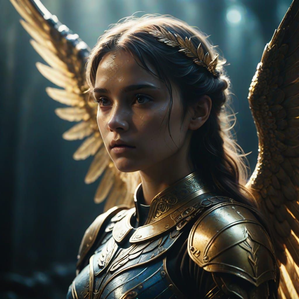 Angel in Golden Light: A Cinematic Masterpiece