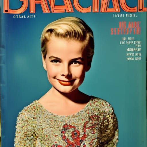 Superheroine Posing for Magazine Cover