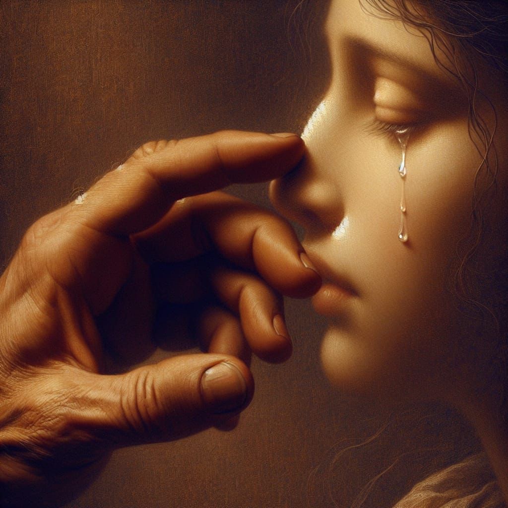 Tender Touch: Romanticism-Inspired Moment of Connection