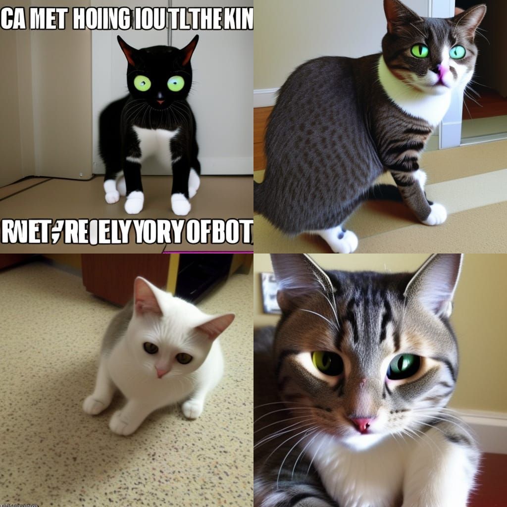 Funny Cat Shaming Meme: Guilty but Innocent