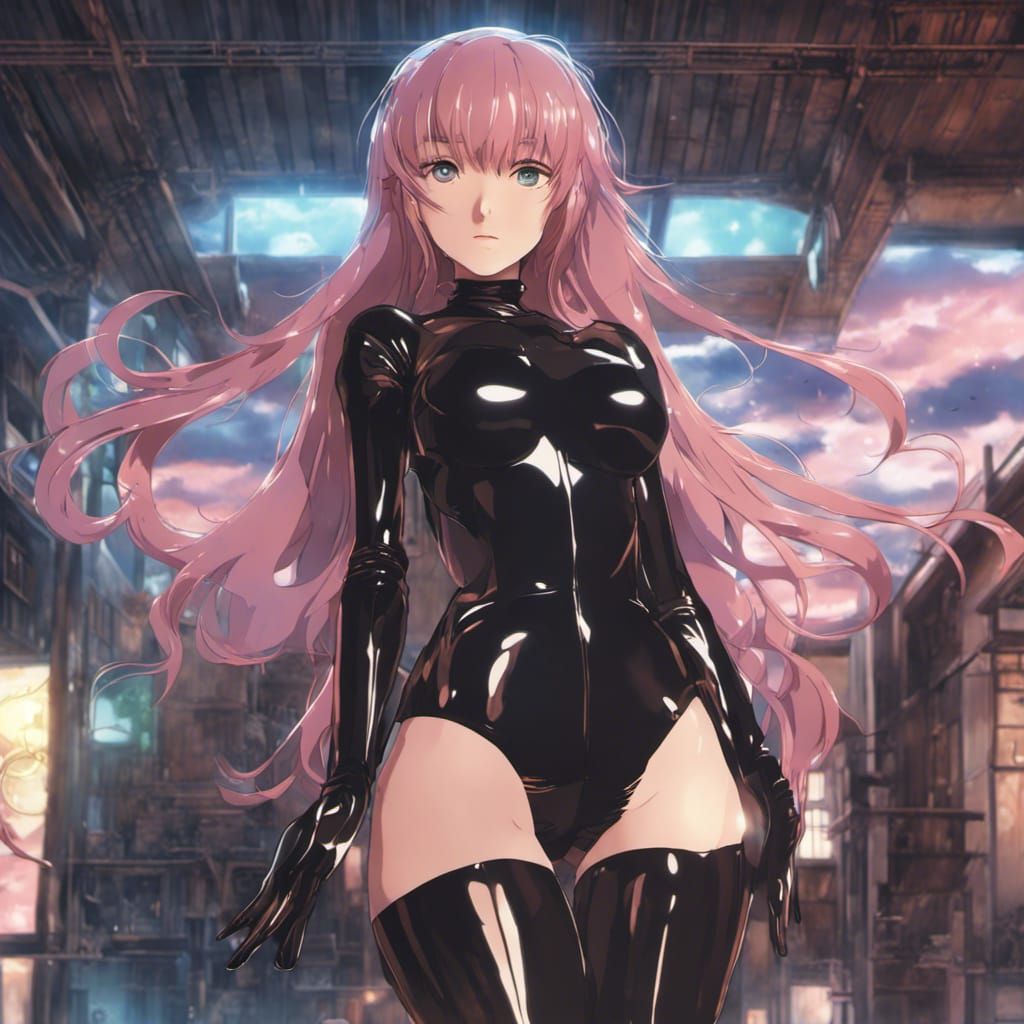 Megurine Luka in Anime Key Visual Style