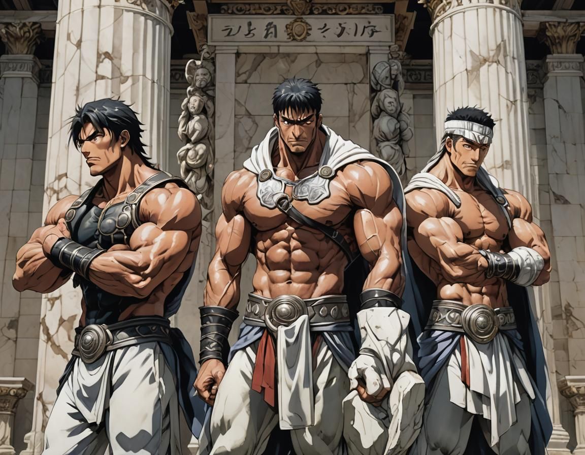 Three Gladiators: See No Evil, Anime Style