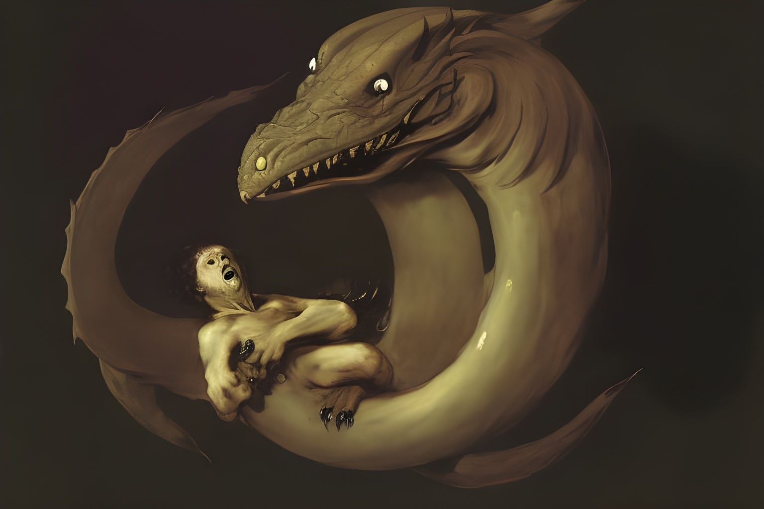 Ouroboros Devouring Tail: Dark Fantasy Masterpiece