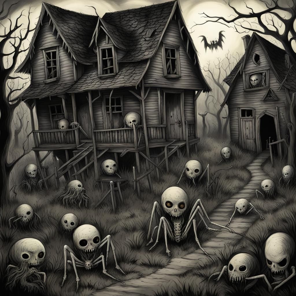 Haunted Village: Spiders, Goblins, and Ghosts