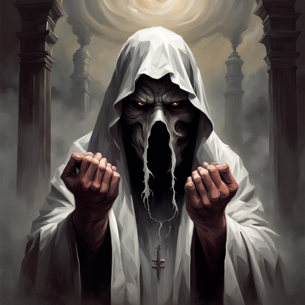 Sinister Faceless God in a Chaotic World