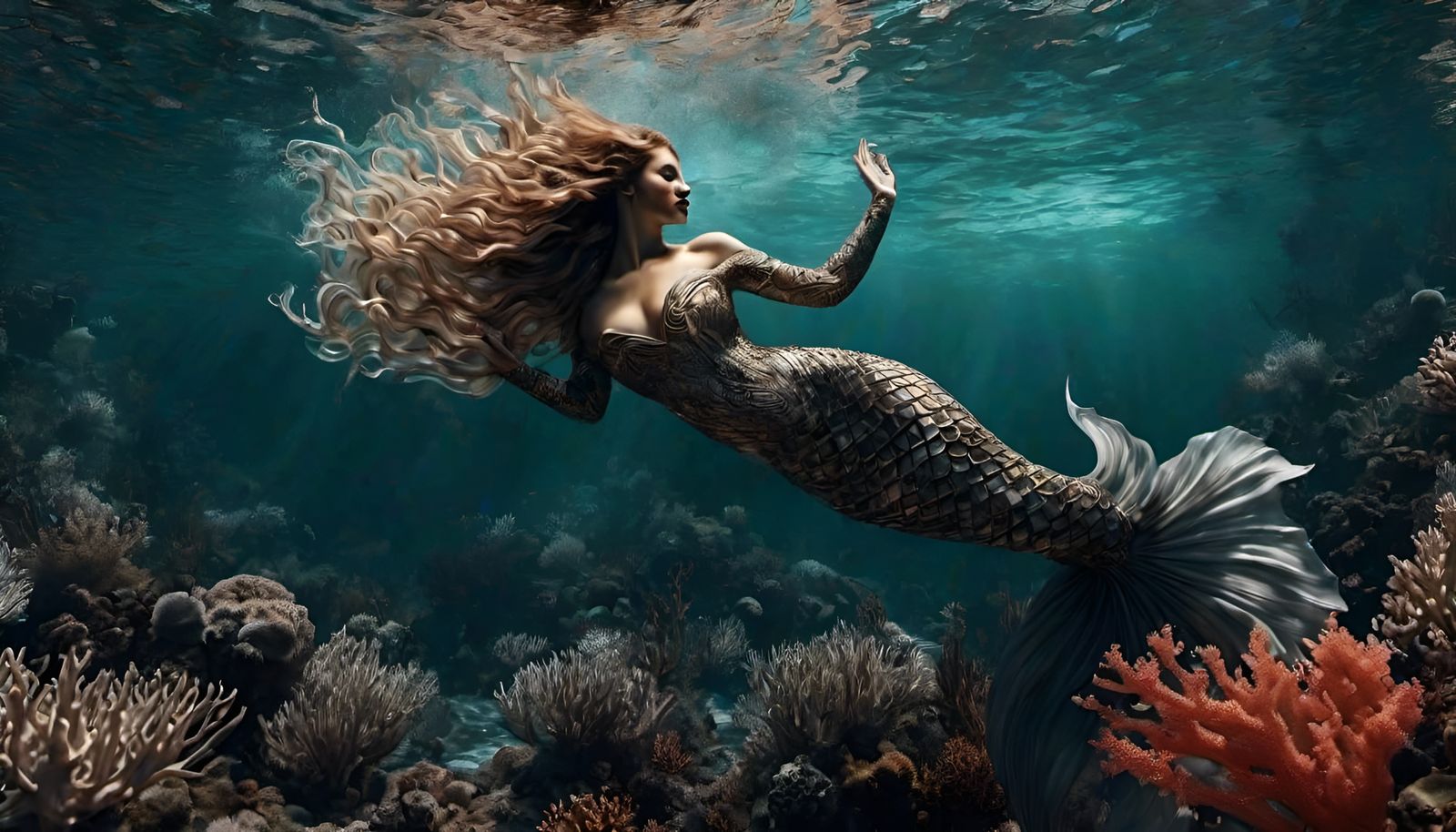 Mermaid Dancing to Single Ladies