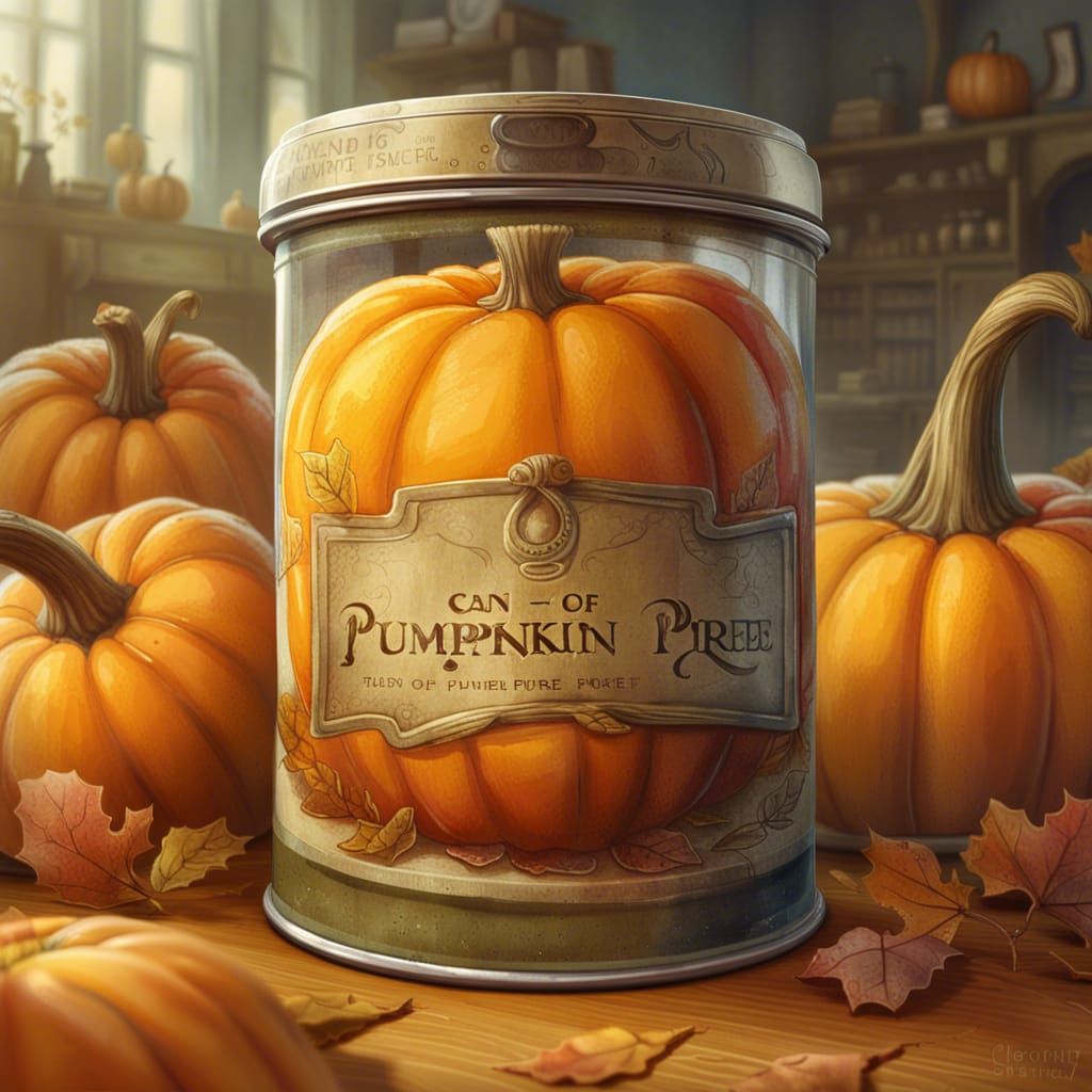Can of Pumpkin Purée or Jar of Pumpkin