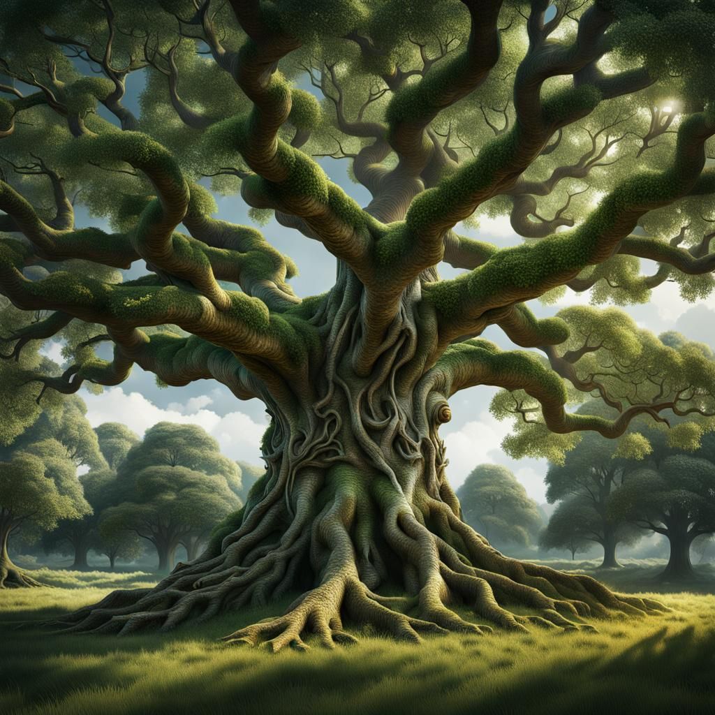 The Great Bard's Tree in Stunning Realism