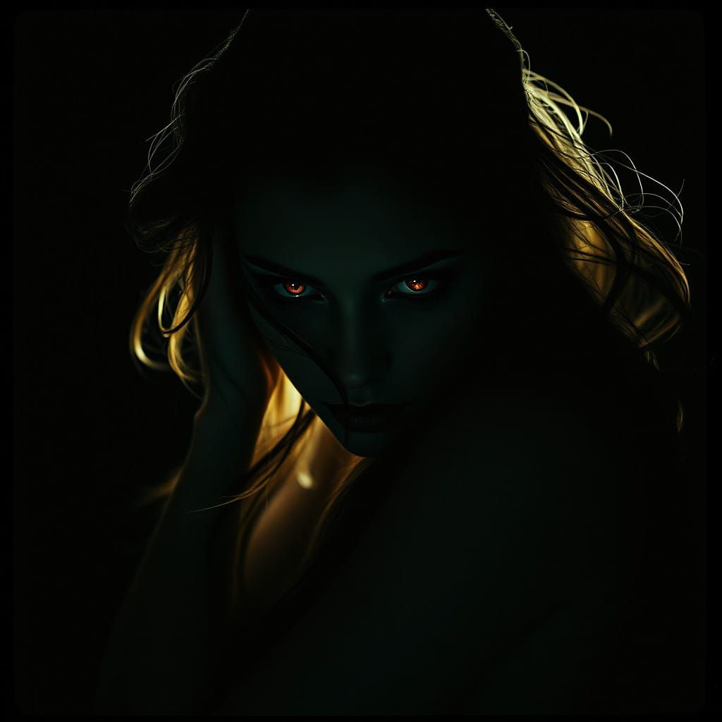 A Dark Figure Radiates Mysterious Power in Cinematic Splendo...