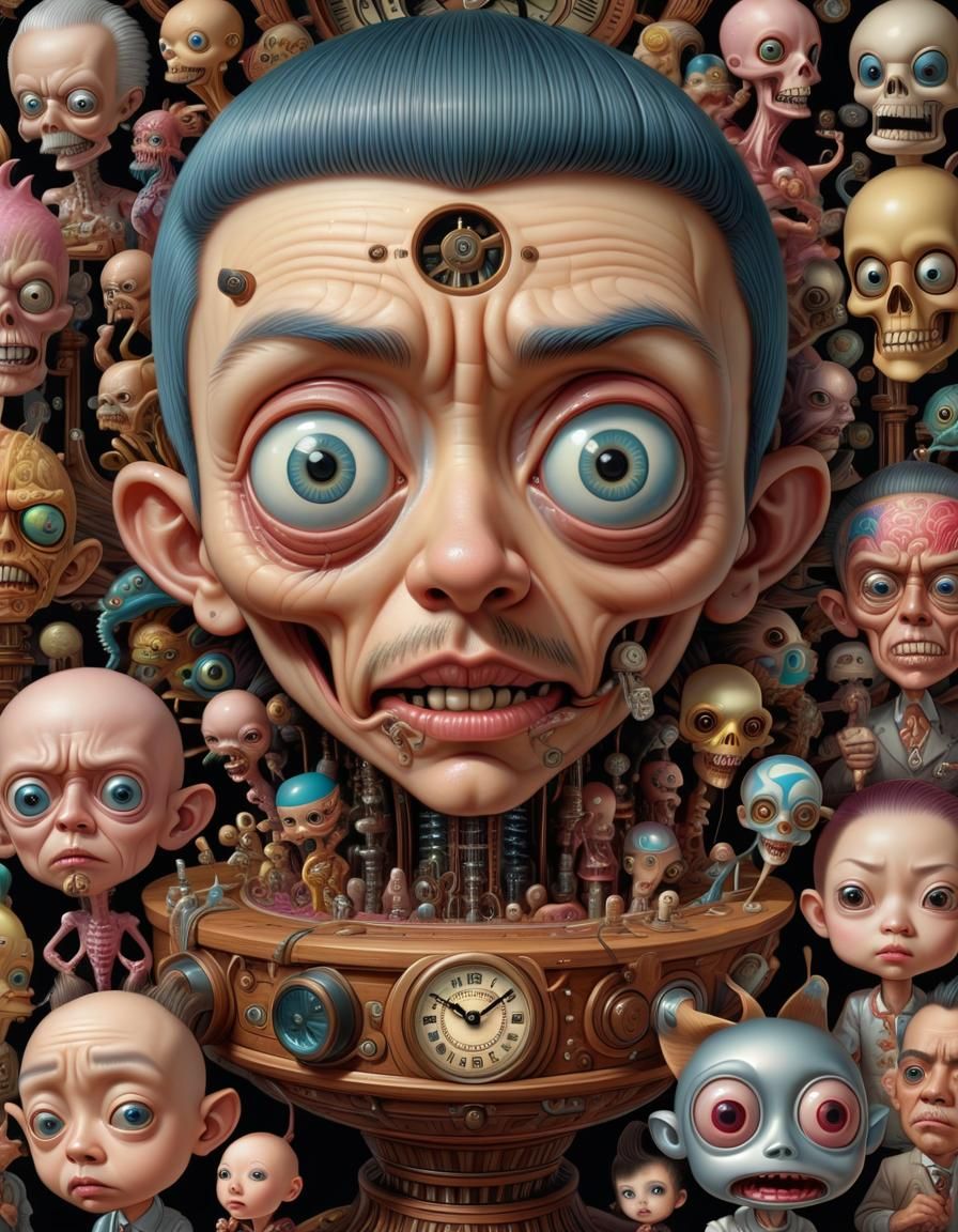 Surreal Countdown: A Psychedelic Fantasy in Ultra-HD