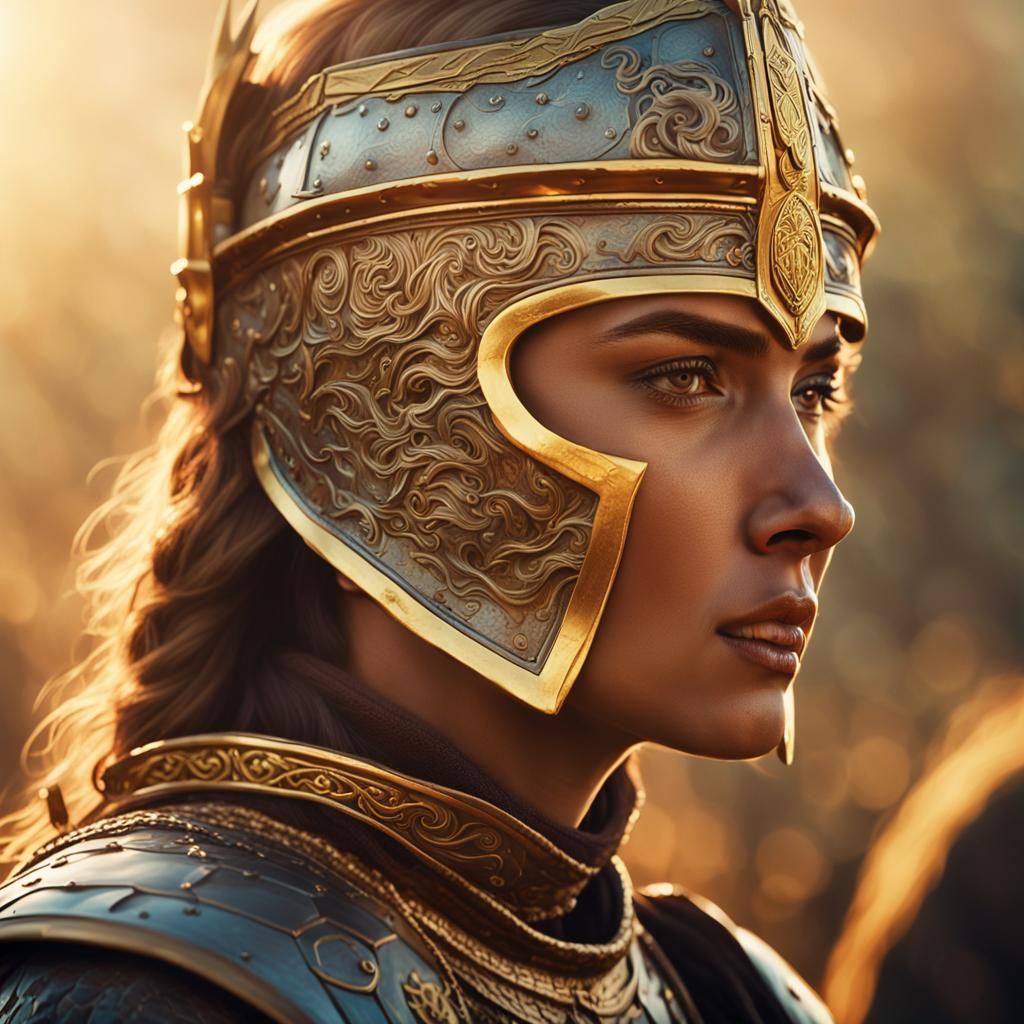 Aethelflaed Lady of the Mercians in Anglo-Saxon Armor