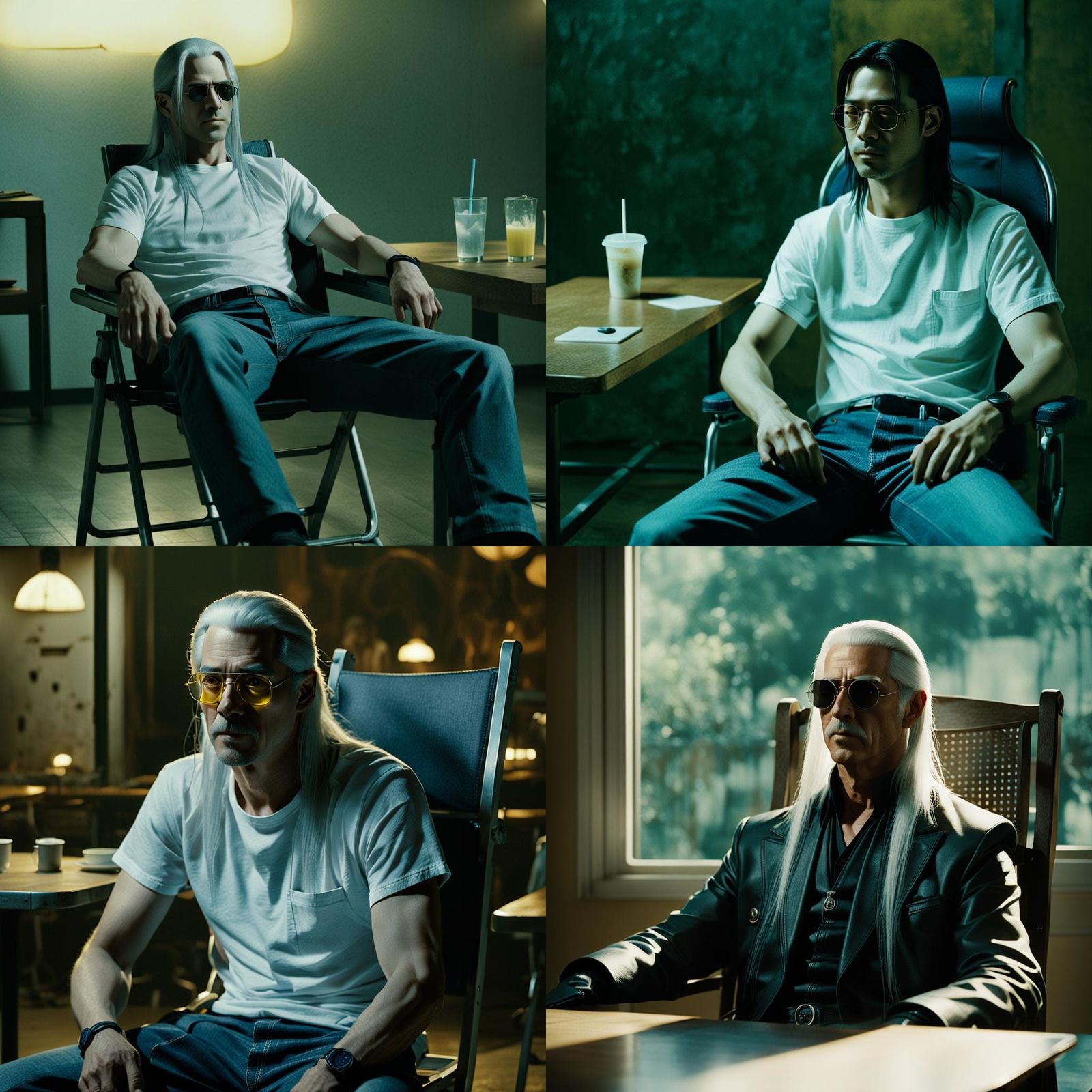 Sephiroth as Modern Man: Cinematic Film Still