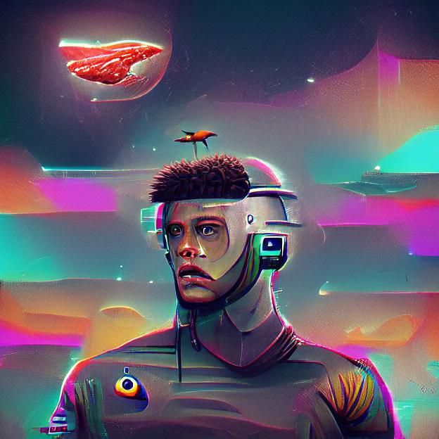 Minimalist Sci-Fi Abstraction